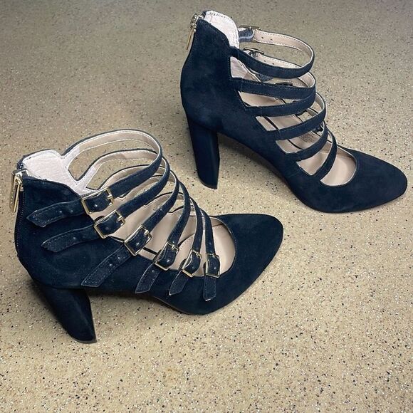 Vince Camuto Strappy Mary Jane Dalison Heels 6.5 - Picture 2 of 12